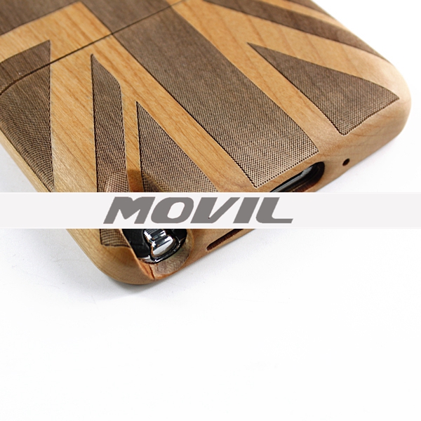 NP-2389 Funda de auténtica madera de bambú para Samaung Galaxy Note 3-5